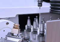 microone, Standard-Werkzeugmagazin ISO10 mit neun Plätzen